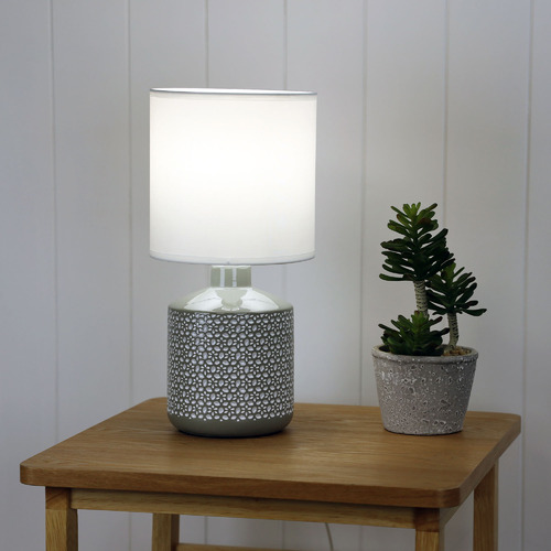 jamison grey cement geo table lamp